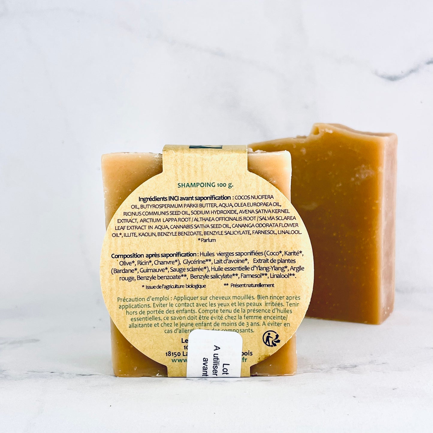 Shampoing tonique - Ylang-ylang et argile rouge / Les Beaux Savons