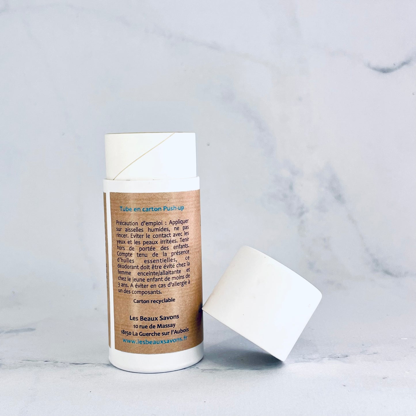 Déodorant stick - Litsée citronnée, cyprès et sauge sclarée / Les Beaux Savons