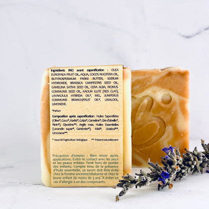 Savon lavandin et genévrier - De fleur en fleur / Les Beaux Savons