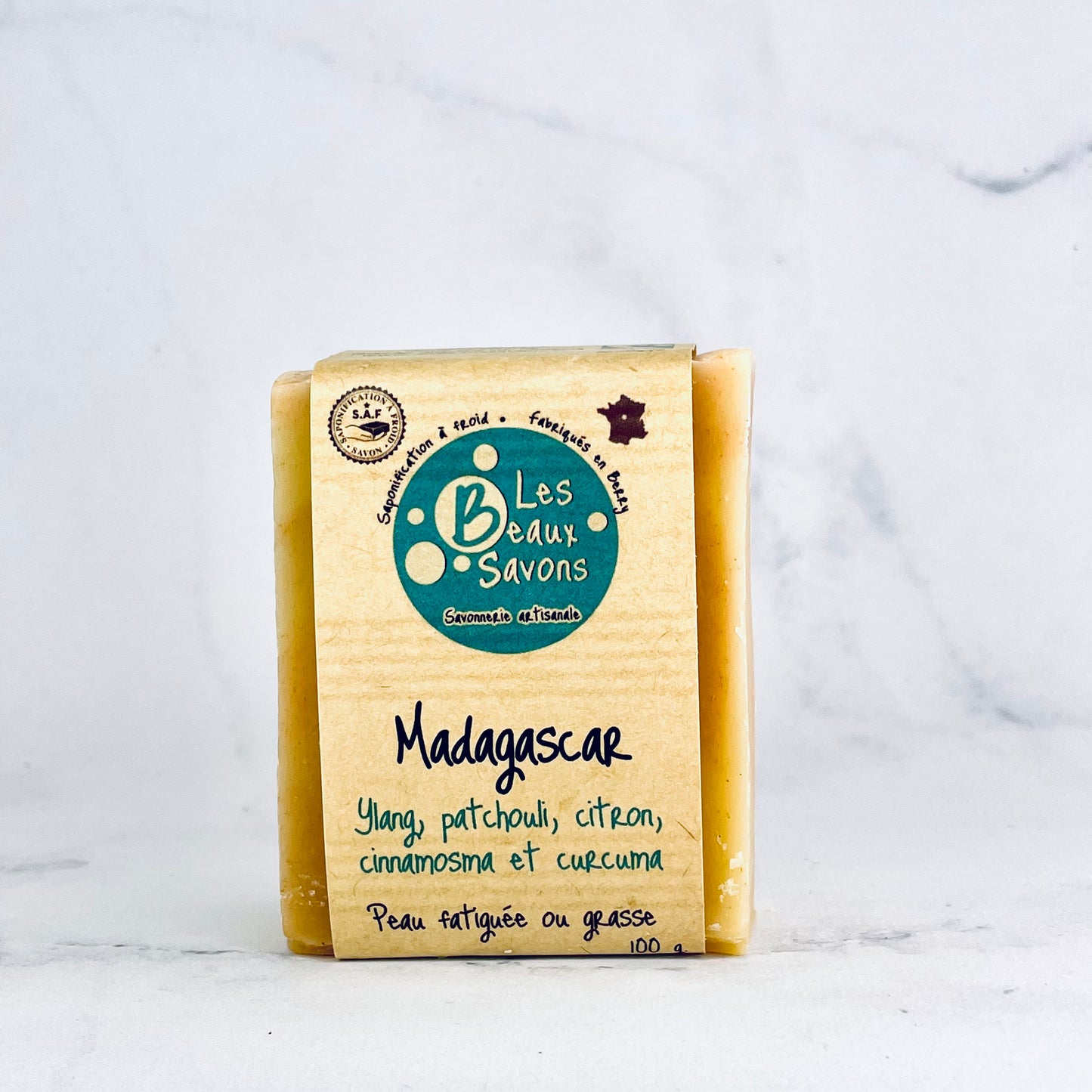 Savon ylang patchouli et curcuma - Madagasar / Les Beaux Savons