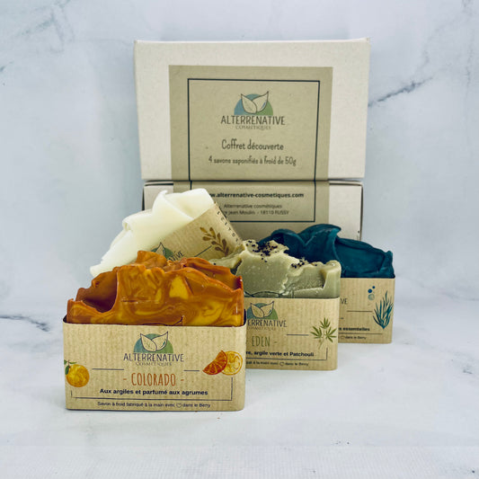 Coffret découverte mini savons 4*50g / Alterrenative Cosmétiques
